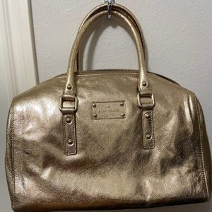Kate Spade Metallic Satchel